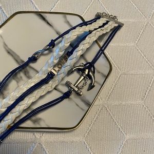 Nautical layered bracelet